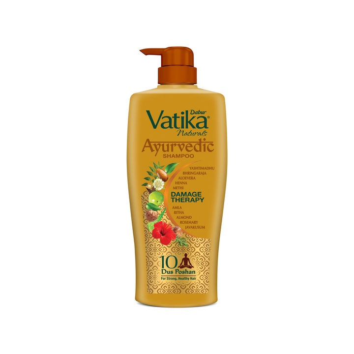 DABUR VATIKA 10 Natural Herb Extracts Contain Rosemary, Aloe Vera, Amla, Almond & Bhringraj (640 ml)