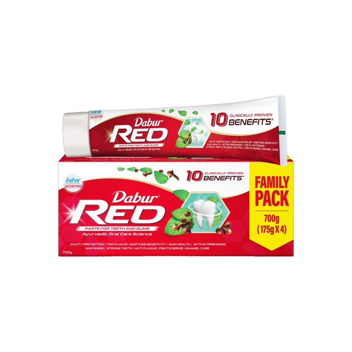 Dabur Red Cavity Protection 13 Ayurvedic Herbs Toothpaste (700 g)