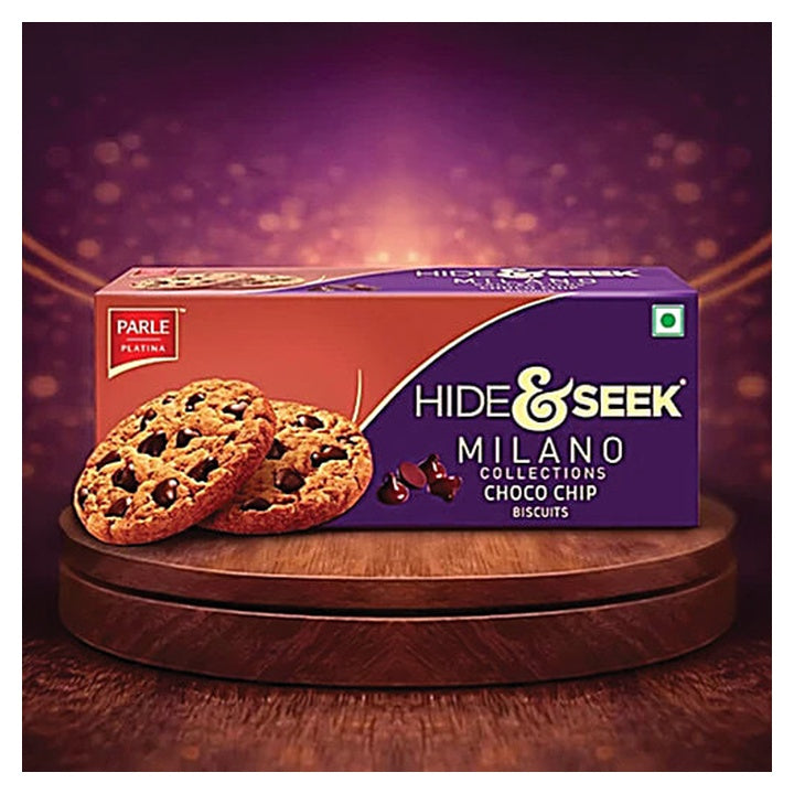 Parle Platina Hide & Seek Milano Collections Choco Chip Biscuits (60 g)