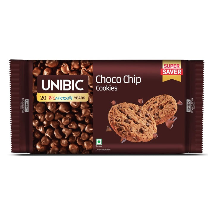 Unibic Foods Choco Chip Cookies, Chocolate | weight may vary 450g/487.5g