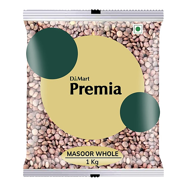 DMart Premia Masoor Whole : 1 kg