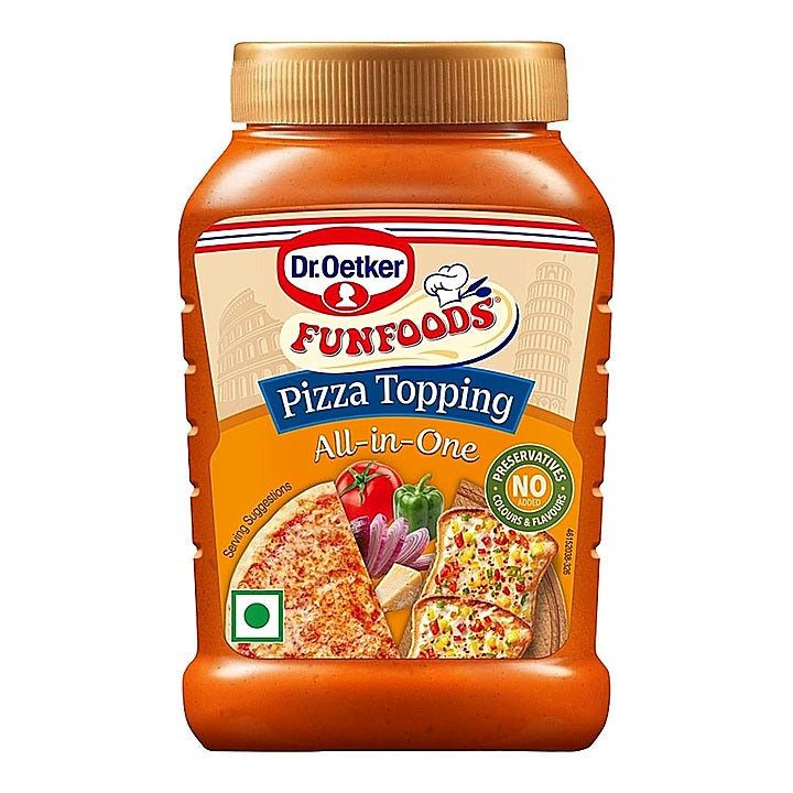 Dr. Oetker FunFoods Pizza Topping All-in-One (No Preservatives Added) : 315 g