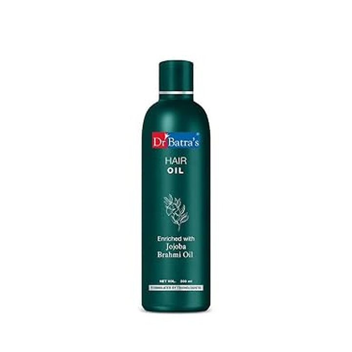 Dr Batra’s Hair Oil with Jojoba | Doctor Formulated, Clinically Inspired | Herbal Hair Oil | Helps Reduce Hair Fall & Strengthen Hair | Suitable for Men & Women (200 ml)