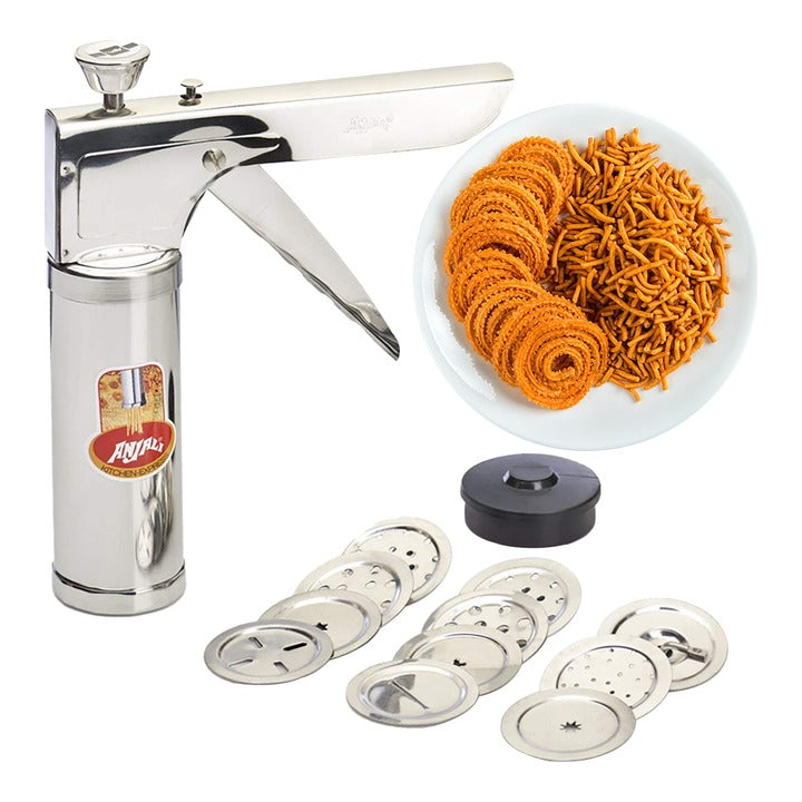 Anjali Kitchen Express Gripper (Chakli Maker) - 12 Jalis : 1 Unit