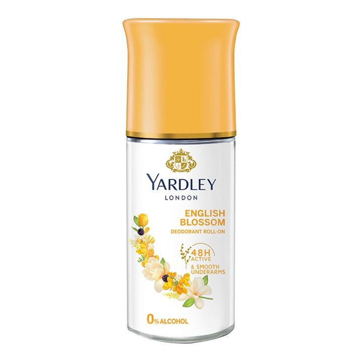 Yardley English Blossom Deodorant Roll-On for Women: 50 ml