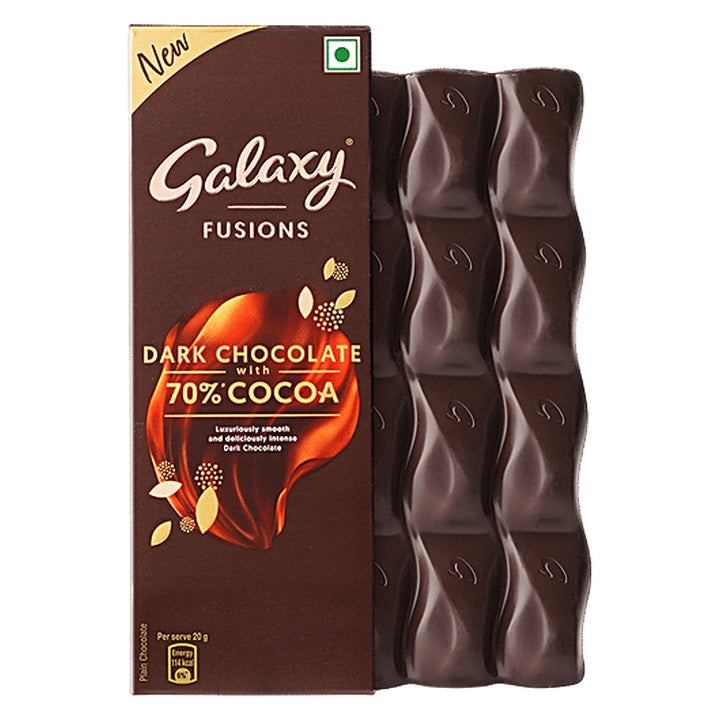 Galaxy Fusions Dark Chocolate Bar With 70% Cocoa (56 g)