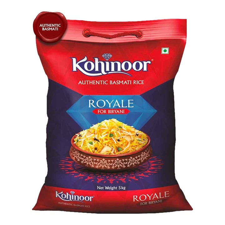 Kohinoor Royale Authentic Biryani Basmati Rice : 5 kgs