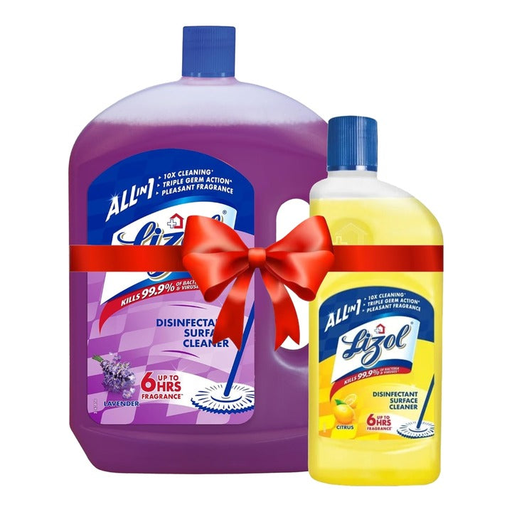 Lizol Disinfectant Surface Cleaner - Lavender : 2 L
