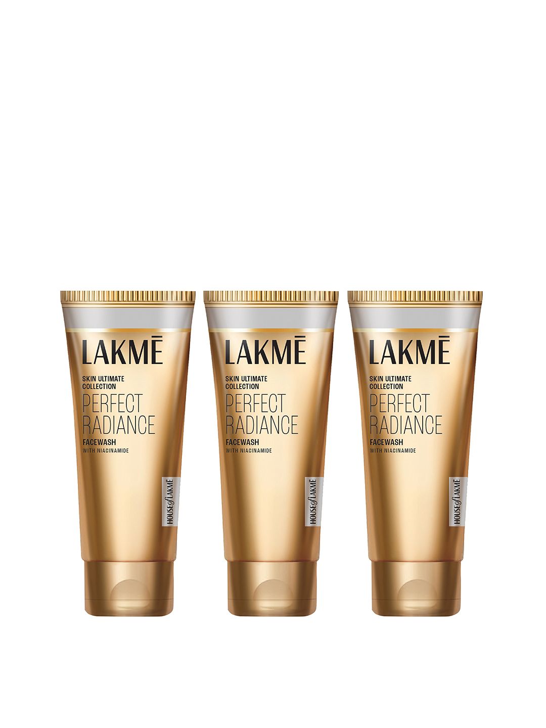 Lakme Set Of 3 Perfect Radiance Intense Brightening Facewash With Niacinamide - 100g Each