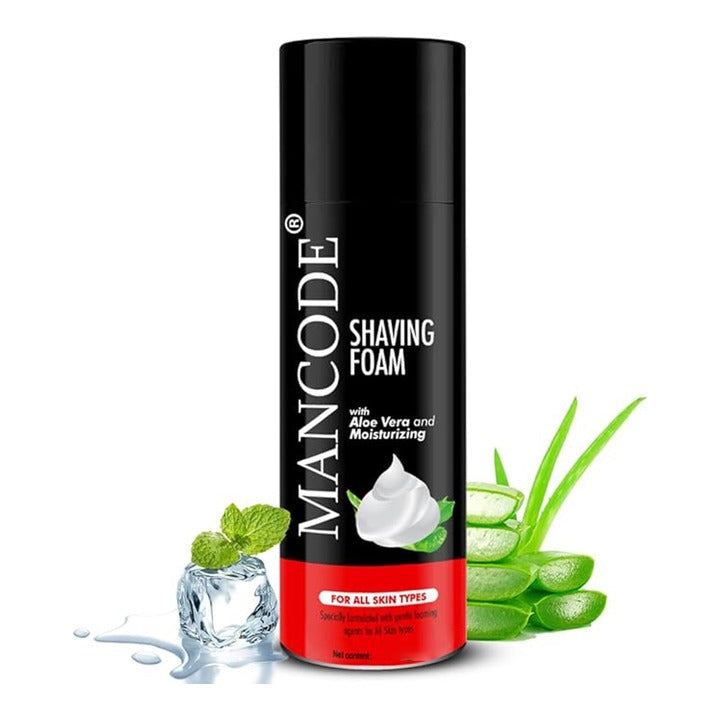 Mancode Shaving Foam With Aloe Vera & Moisturizing : 500 ml