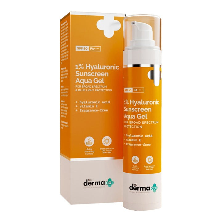 The Derma Co 1% Hyaluronic Sunscreen Aqua Gel : 50 g