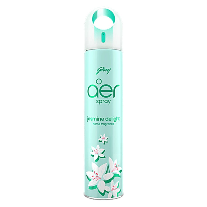 Godrej Aer Jasmine Delight Room Freshener Spray For Home & Office (180 ml)
