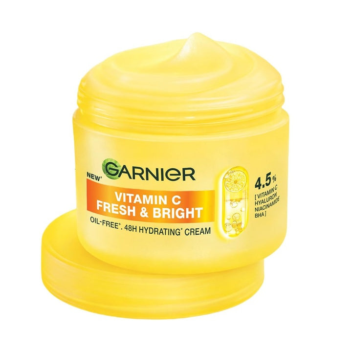 Garnier Fresh & Bright Vitamin C Sorbet Gel Face Moisturizer Cream, 90g