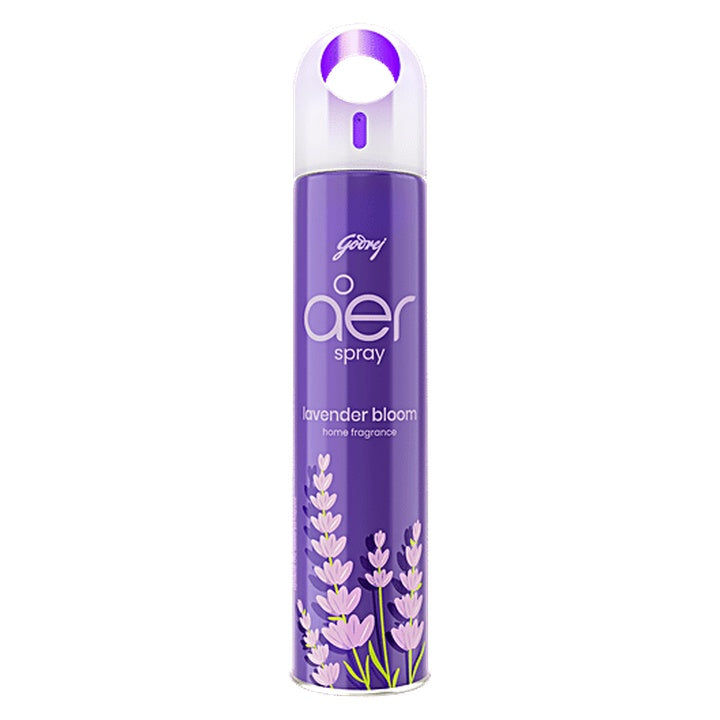 Godrej Aer Lavender Bloom Room Freshener Spray For Home & Office (180 ml)