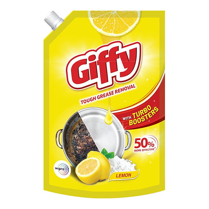 Giffy Lemon & Active Salt Dish Wash Gel : 900 ml