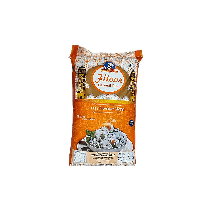 Fitoor - 1121 Premium Steam (XXXL) Basmati Rice, 30 Kg (Old Crop)