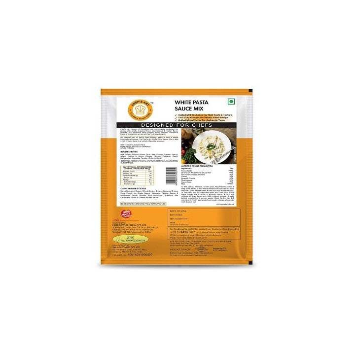 Chef's Art - White Pasta Sauce Mix, 500 gm