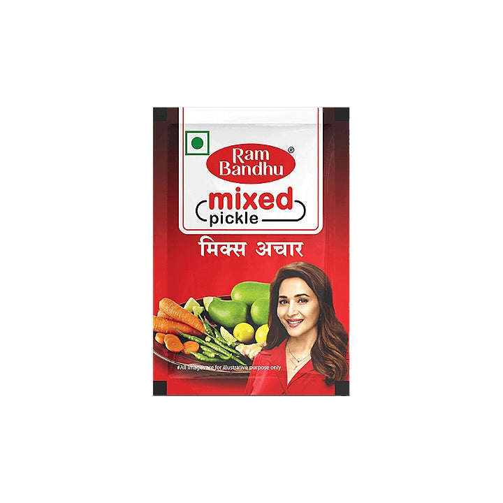 Ram Bandhu - Mixed Pickle Sachets, 5 gm (Pack of 100)