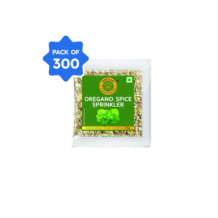 Chef's Art - Oregano Spice Sprinkler (Sachet), 0.8 gm (Pack of 300)