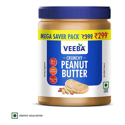 Veeba - Peanut Butter (Crunchy), 900 gm