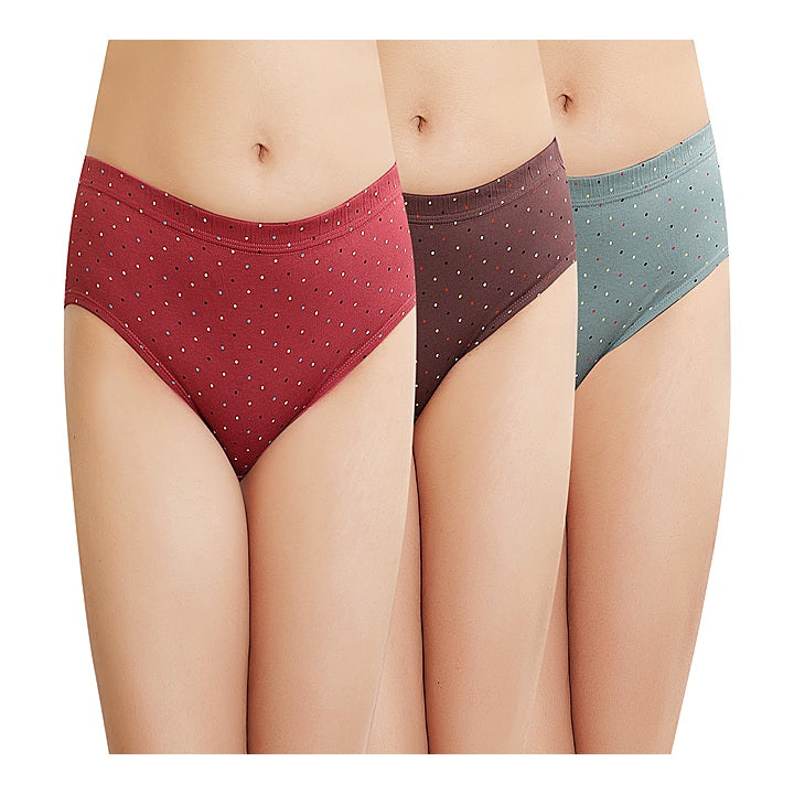 In Shape Ladies Inner Elastic Hipster Panties 047 (105 cm) - 3 Pieces : 1 Unit