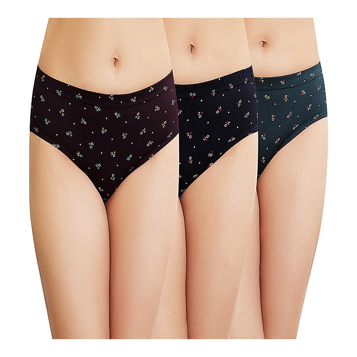 In Shape Ladies Inner Elastic Hipster Panties 248 (90 cm) - 3 Pieces : 1 Unit