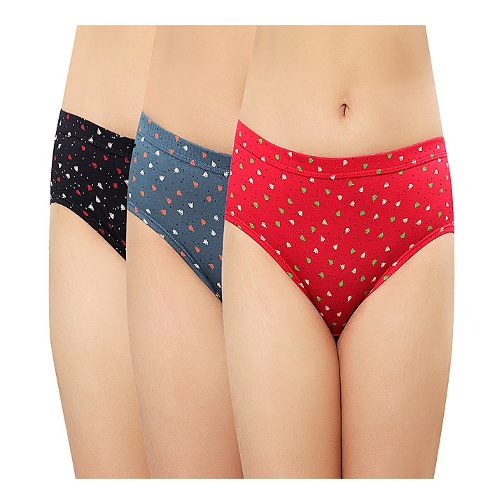 In Shape Ladies Inner Elastic Hipster Panties 067 (90 cm) - 3 Pieces : 1 Unit