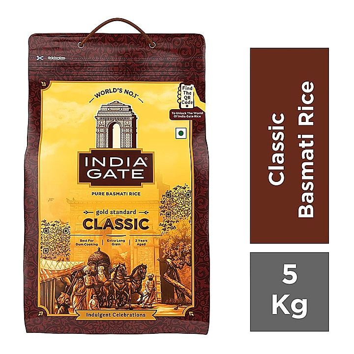 India Gate Basmati Rice - Classic : 5 kgs