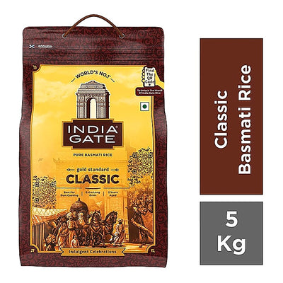 India Gate Basmati Rice - Classic : 5 kgs