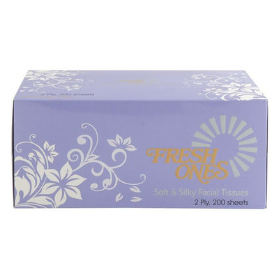 FreshOnes 2Ply Soft and Silky Facial Tissues 200N (20x20 cm)