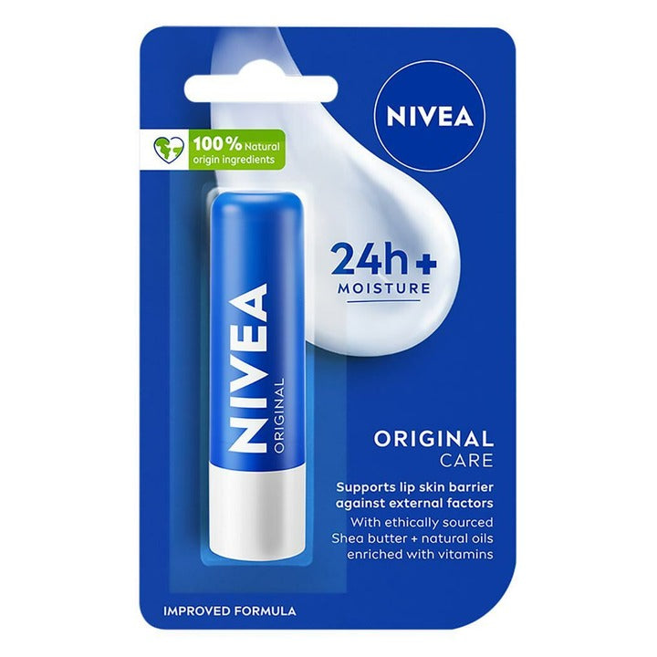 Nivea Caring Lip Balm, Original Care 4.8 g