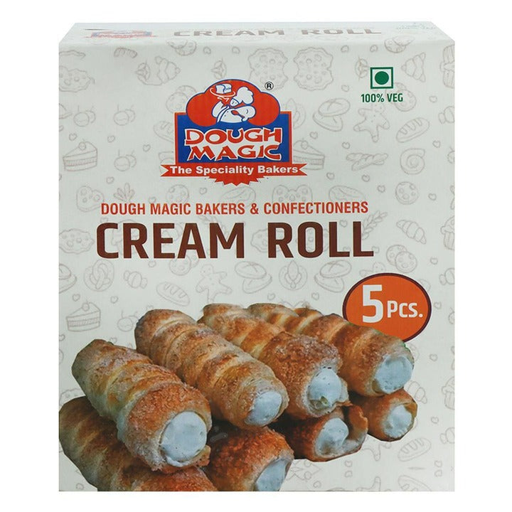 Dough Magic Vanilla Cream Roll 150 g (5 pcs)