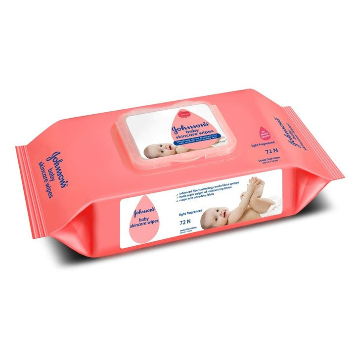 Johnsons Baby Skincare Wipes 72 Pieces