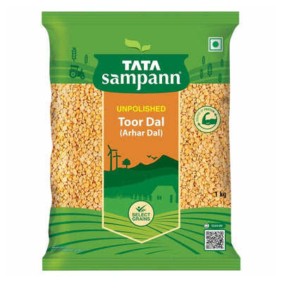 Tata Sampann Unpolished Tur / Arhar Dal 1 kg