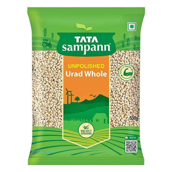 Tata Sampann Unpolished Whole Urad 500 g