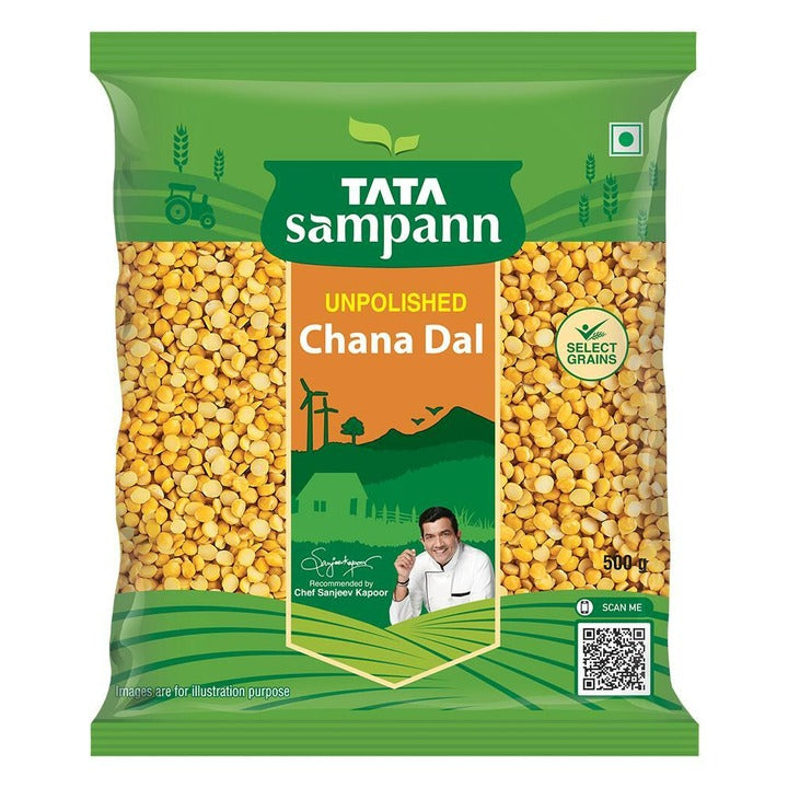 Tata Sampann Unpolished Chana Dal 500 g