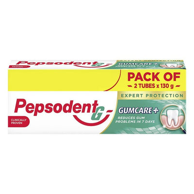 Pepsodent Protection Gumcare+ Toothpaste 130 g (Pack of 2)
