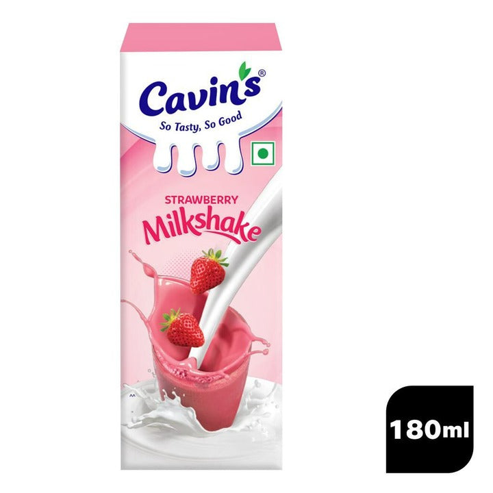 Cavin's Strawberry Milkshake 180 ml