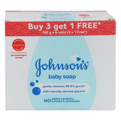 Johnson's Soap 100 g (Buy 3 Get 1 Free)