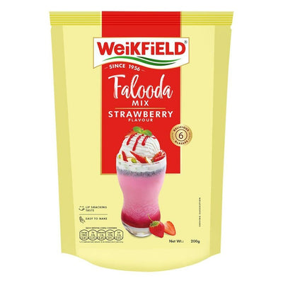 Weikfield Strawberry Instant Falooda Mix 200 g (Pouch)