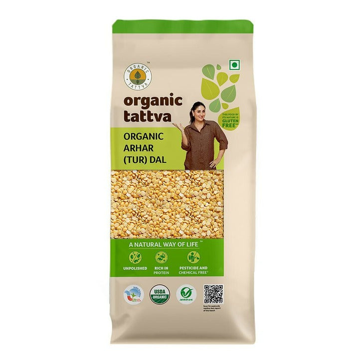 Organic Tattva Arhar / Tur Dal 1 kg