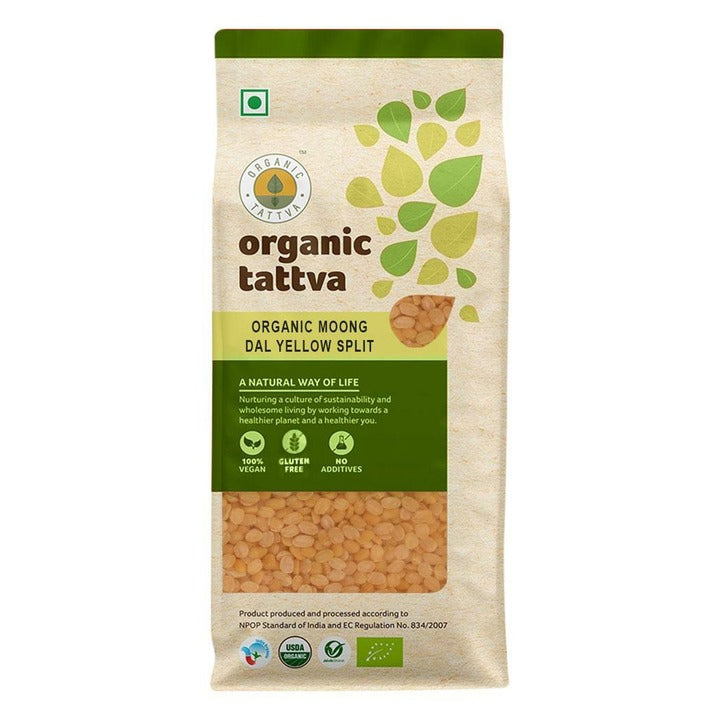 Organic Tattva Yellow Moong Dal 1 kg