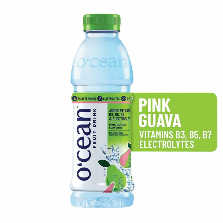 O'cean Pink Guava Flavoured Water Fruit Drink 500 ml