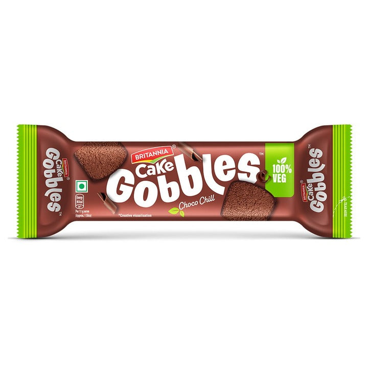 Britannia Gobbles Choco Chill Cake 55 g