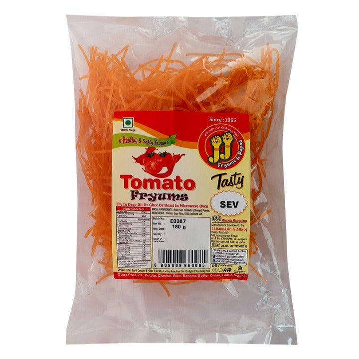 JJ Tomato Sev Fryums 180 g