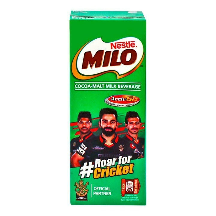Nestle Milo Cocoa Malt Flavoured Milk 180 ml (Tetra Pak)