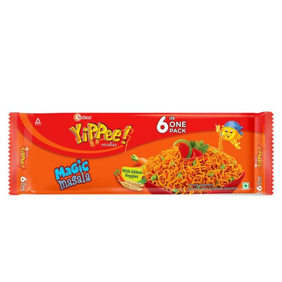 YiPPee Magic Masala Noodles with Added Veggies (6 in 1) 420 g