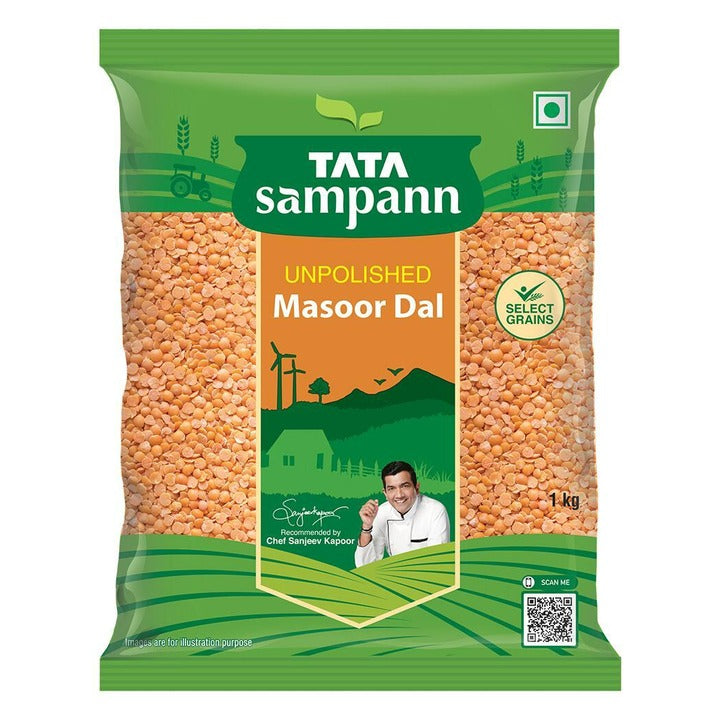 Tata Sampann Unpolished Masoor Dal 1 kg