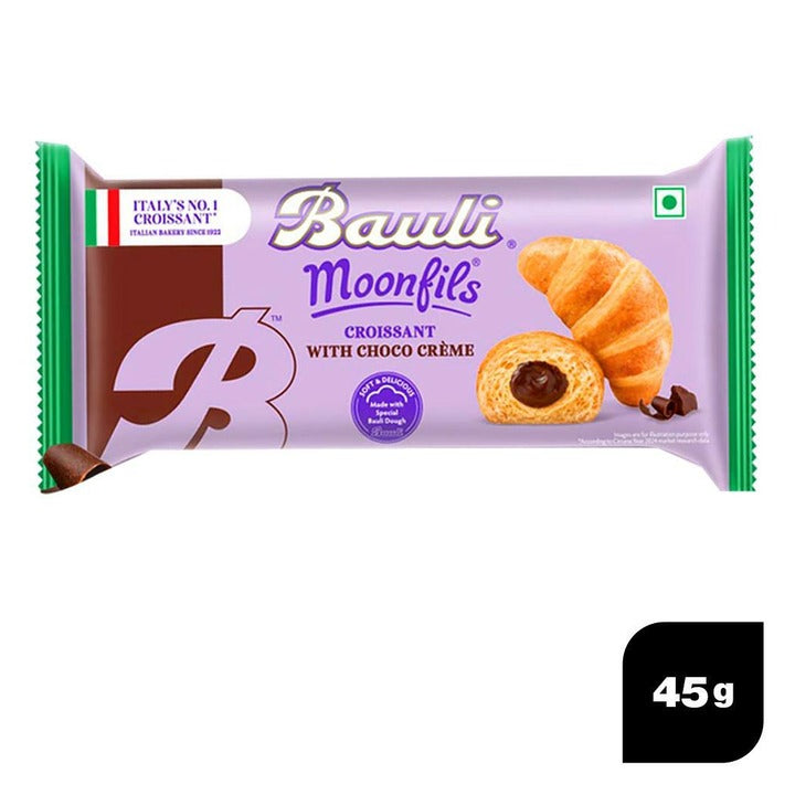 Bauli Moonfils Veg Choco Creme Croissant 45 g