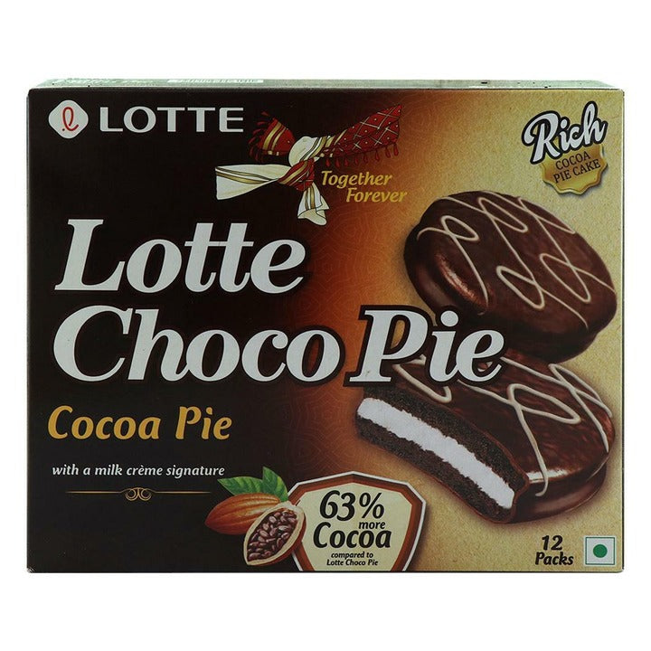 Lotte Rich Cocoa Choco Pie 28 g (12 pcs)